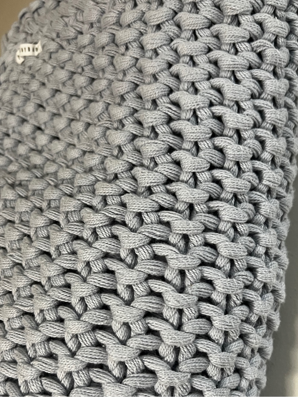 Pottery Barn Bayside Seed Stitch Throw in Chambray - Picture 6 of 6
